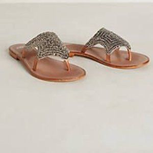 Jasper & Jeera Anthropologie leather sandals